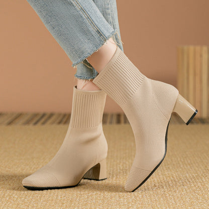 Bottines en maille pour femmes Balerria Fsser