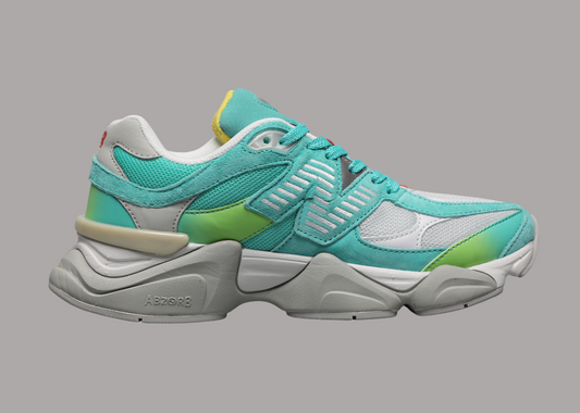 New Balance 9060 Unisex Turnschlappen Cyan Burst