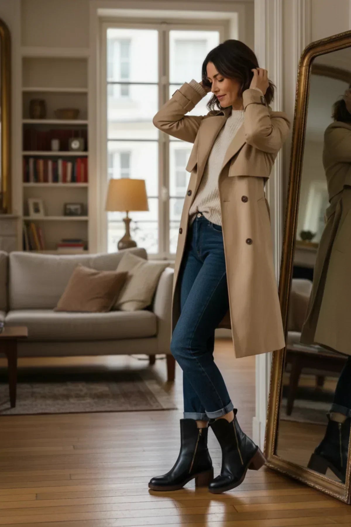 Stivaletti in pelle da donna Kimo