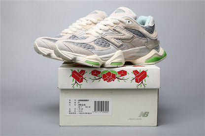 New Balance 9060 unisex-joggesko beigegrønn