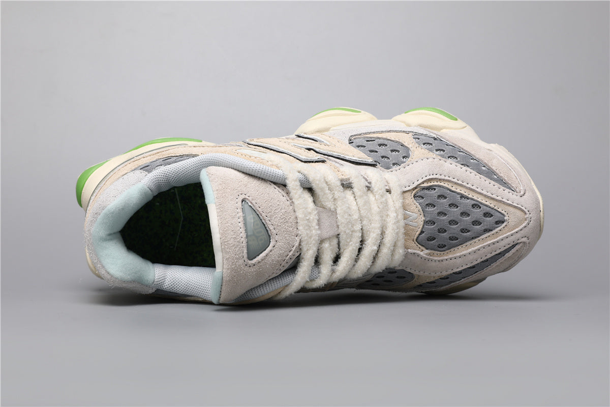 New Balance 9060 unisex-joggesko beigegrønn