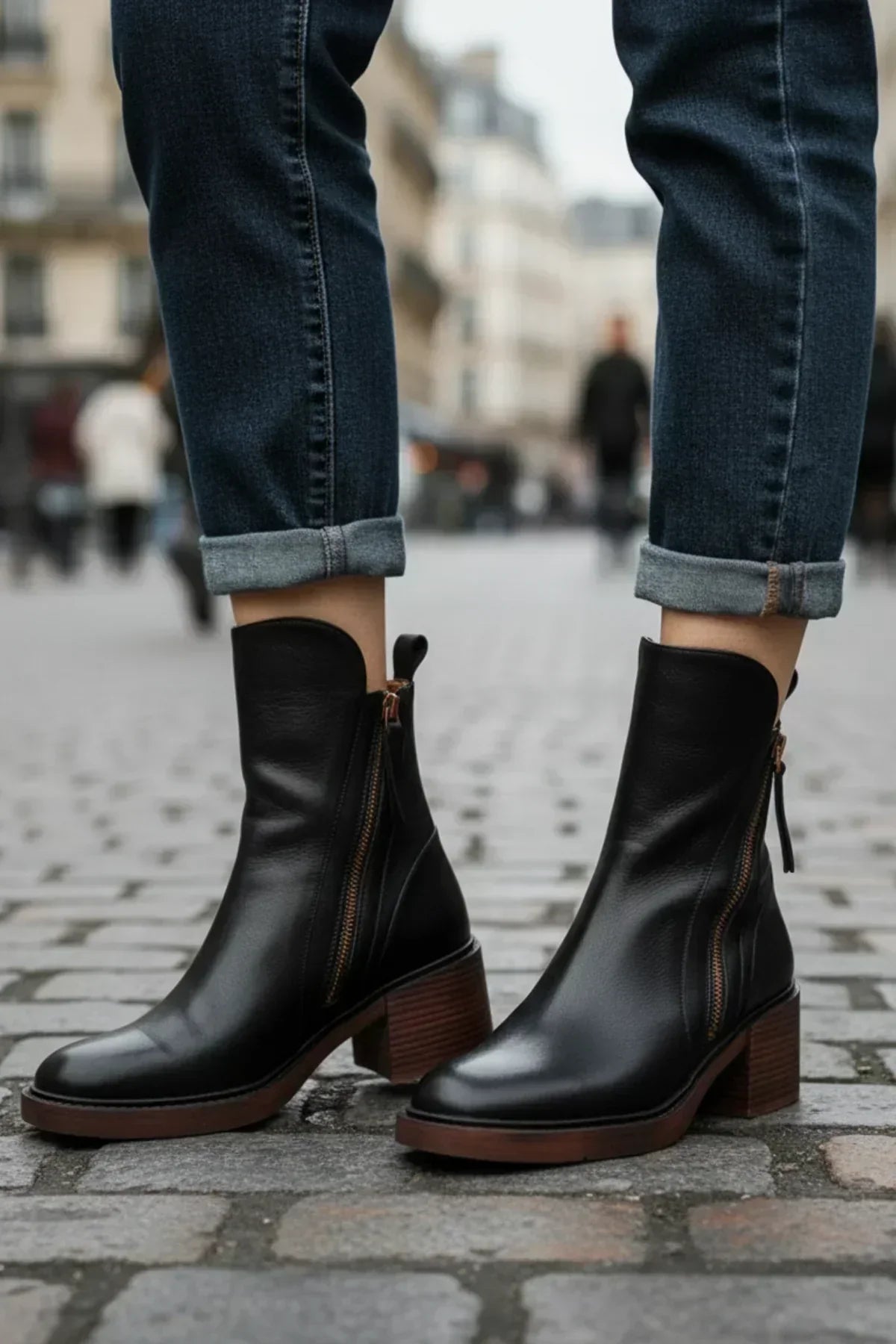 Stivaletti in pelle da donna Kimo