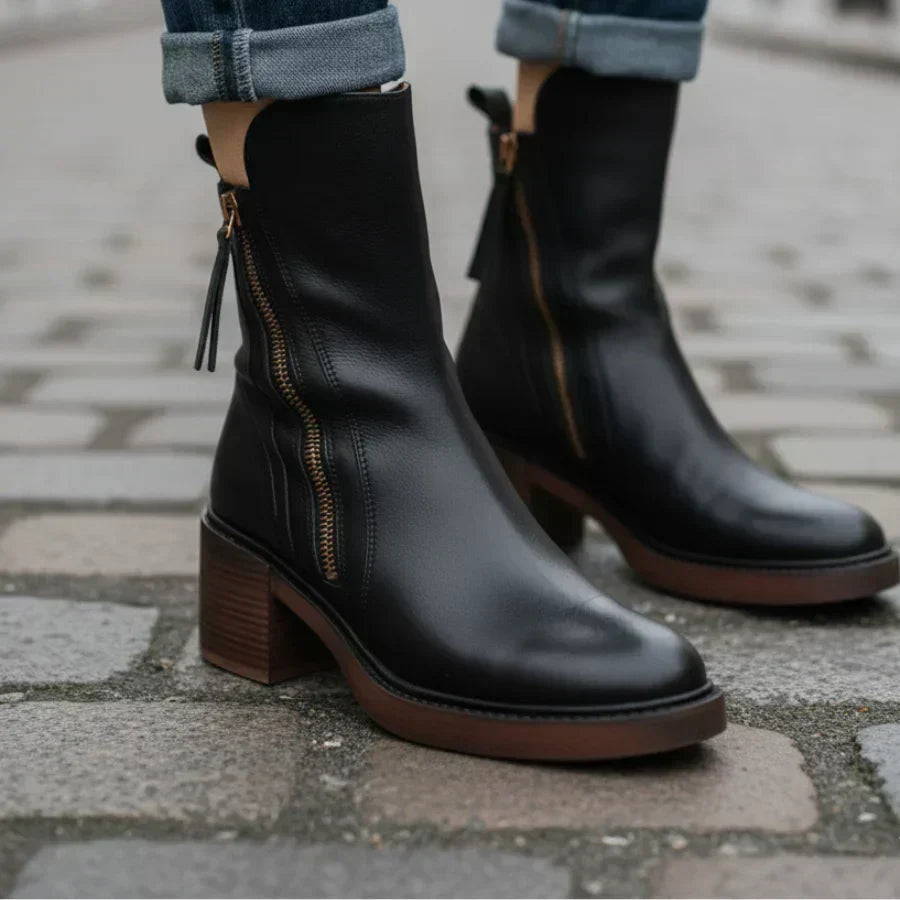 Stivaletti in pelle da donna Kimo