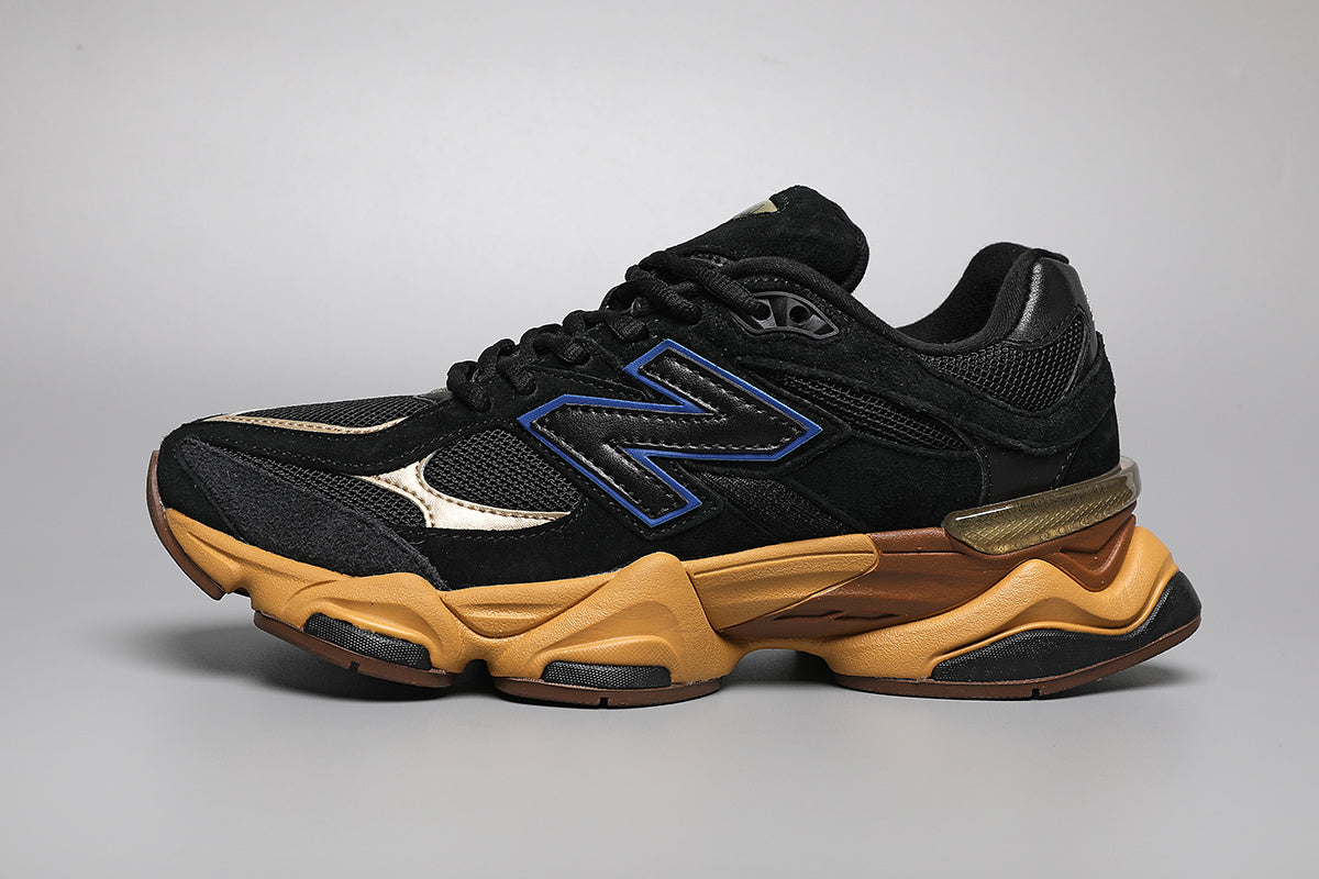New Balance 9060 Unisex-Sneaker Schwarz-Gelb