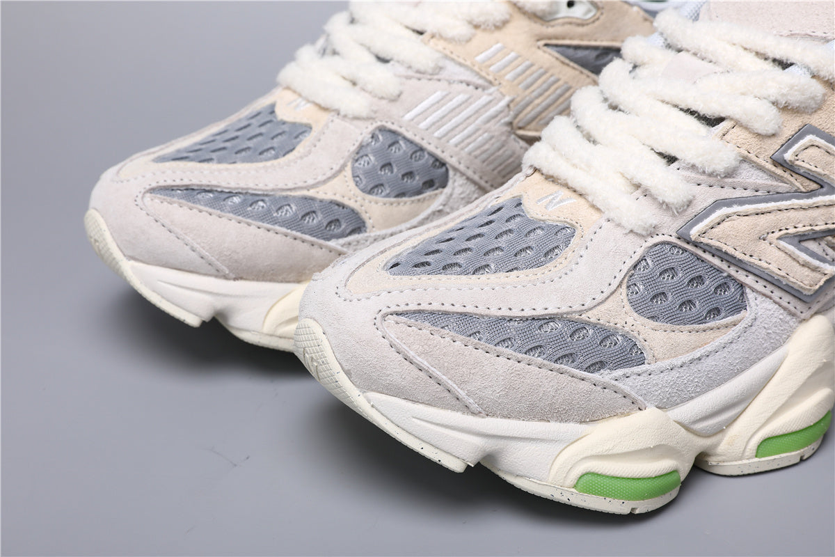 New Balance 9060 unisex-joggesko beigegrønn