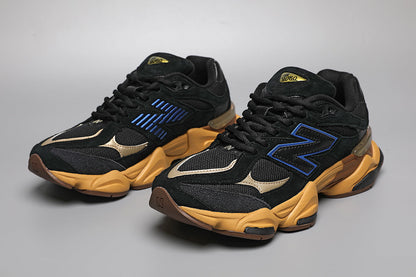 New Balance 9060 Unisex-Sneaker Schwarz-Gelb