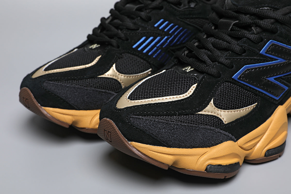 New Balance 9060 Unisex-Sneaker Schwarz-Gelb