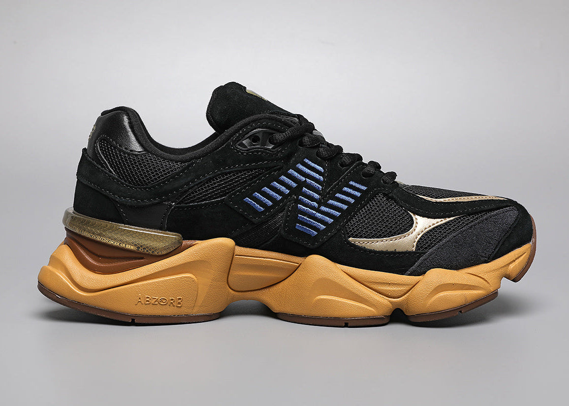 New Balance 9060 Unisex-Sneaker Schwarz-Gelb