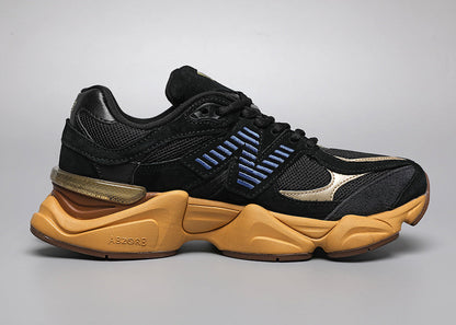 New Balance 9060 Unisex-Sneaker Schwarz-Gelb