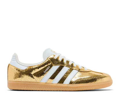 Sneakers Chrome in pelle metallizzata effetto craquelé